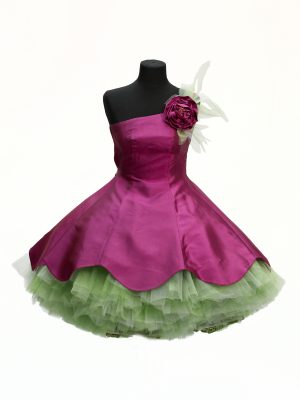 Robe Rose Tutu Vert - Katell création Pascal Jaouen