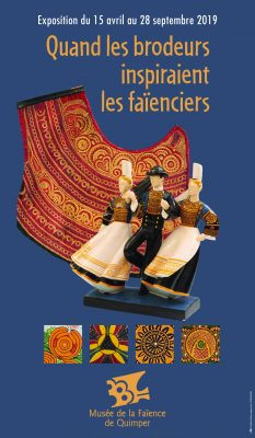 affiche brodeurs faienciers musée de la faience Quimper