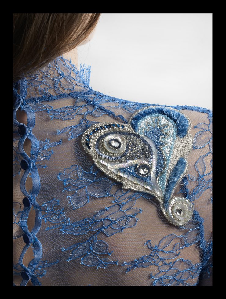 Détail broderie d'inspiration Glazig de Pascal Jaouen