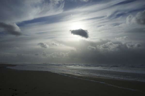 baie d Audierne en hiver , Finistère , Bretagne