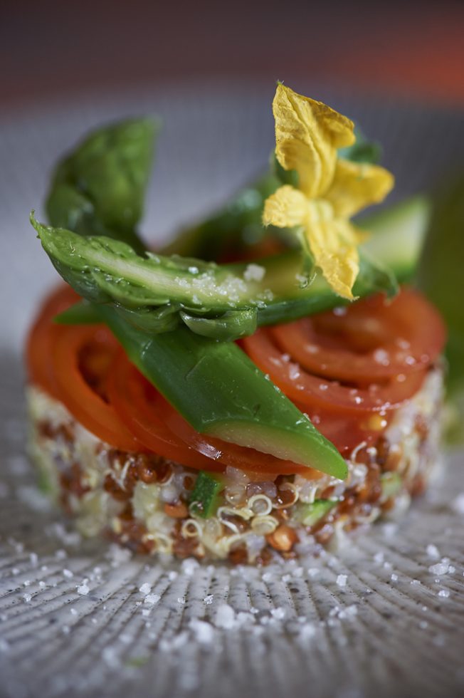 Salade au quinoa et blé noir torréfié , Olivier Bellin