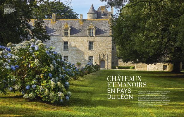 Chateaux et Manoirs en pays de Léon ,Finistère , Vmf