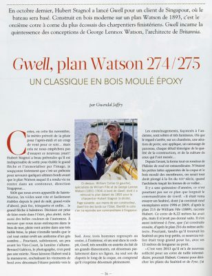 Gwell , plan Watson , chantier Hubert Stagnol , le Chasse Maréee